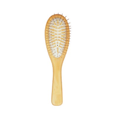 New Wholesale Private Label Hairbrush Hair Massage Brush Comb Wooden Custom Logo Wood Printed Hair Hard Brush For Hair